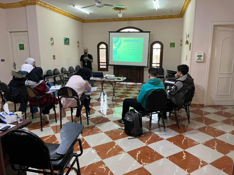 قدمت مؤسسة سورية الغد للإغاثة – مكتب العبور دورة تدريبية لطلاب الثانوية بتاريخ 12/2/2020