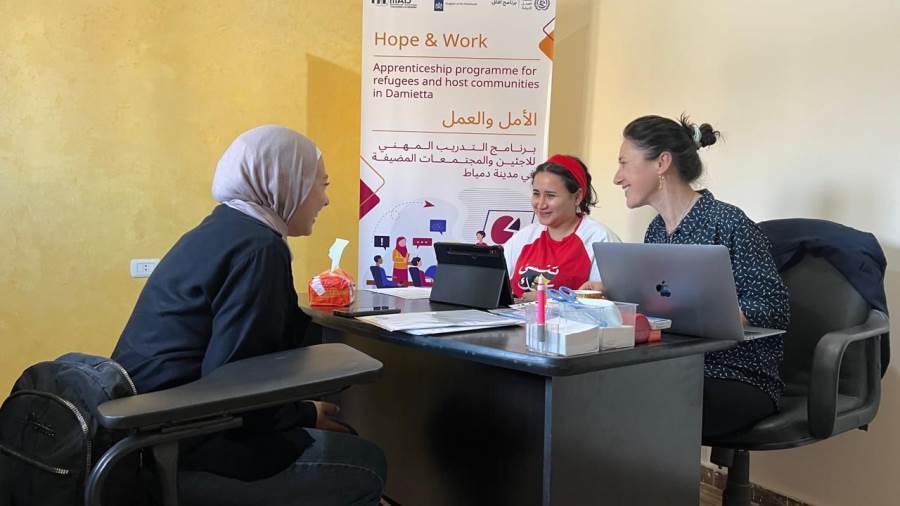 انطلاق أول التدريبات المهنية للشباب في دمياط 