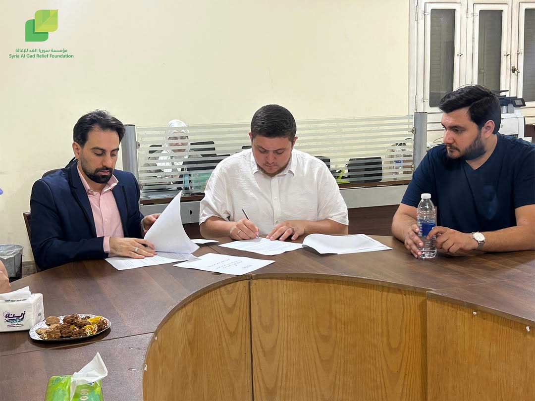 “Signing a joint cooperation agreement with the Turkish Aziz Mahmud Hüdayi Waqf Foundation.”